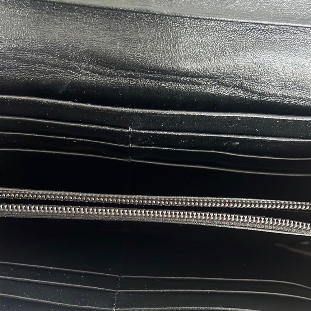Burberry Black and Gray Plaid Card Holder - Picture 3 of 8